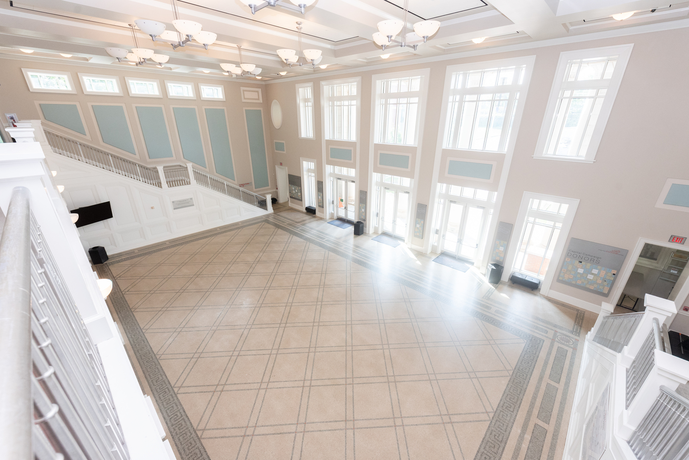 lobby + plaza